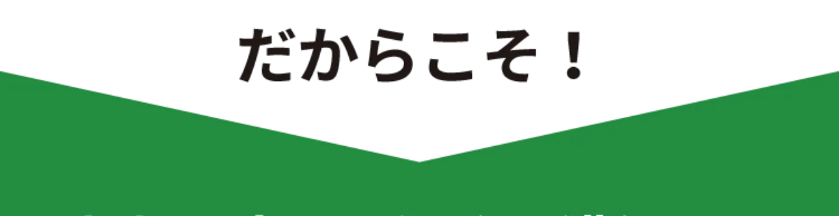 だからこそ